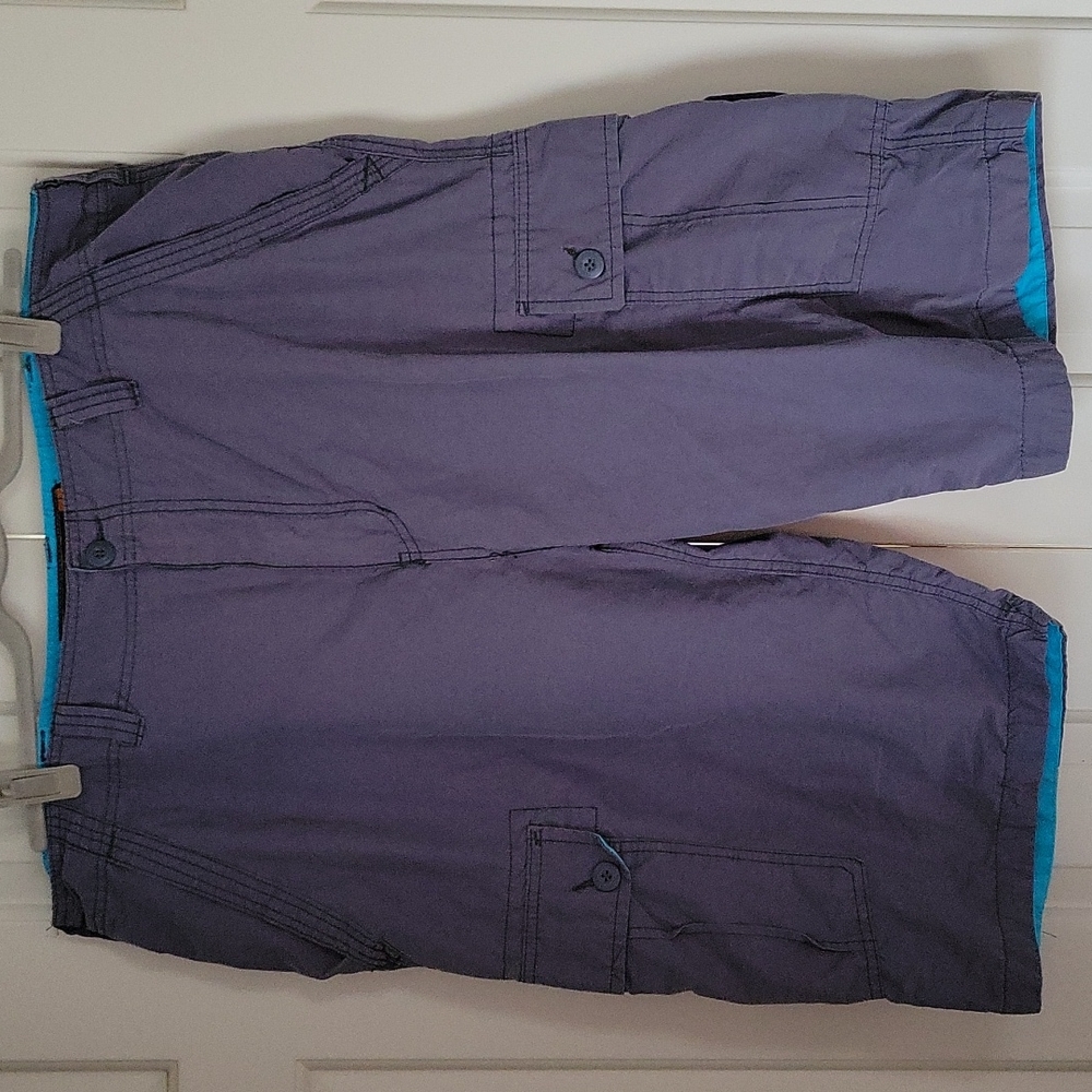 Wear First men's cargo utility shorts waist sz 40 gray